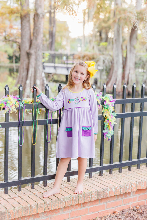 Mardi Gras Trio Dress