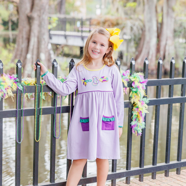 Mardi Gras Trio Dress
