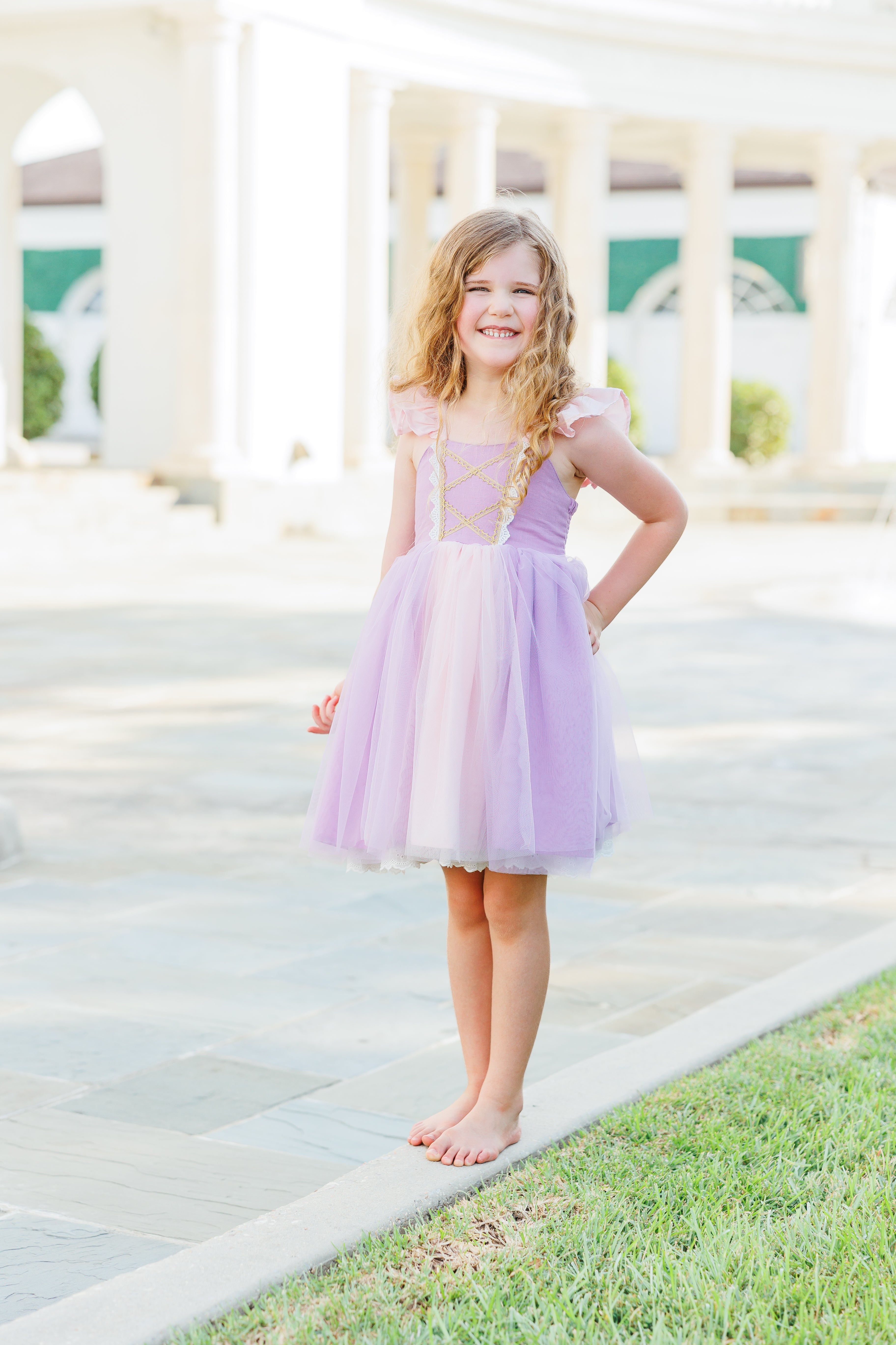 Pink and purple princess dress 2025