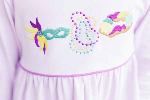 Mardi Gras Trio Dress