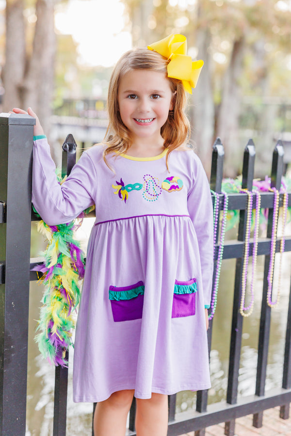 Mardi Gras Trio Dress