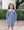 Lottie Dress - Navy Stripe