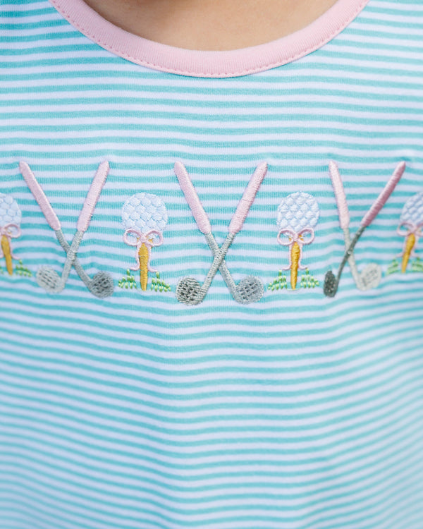 Tee Time Ruffle Pant Set