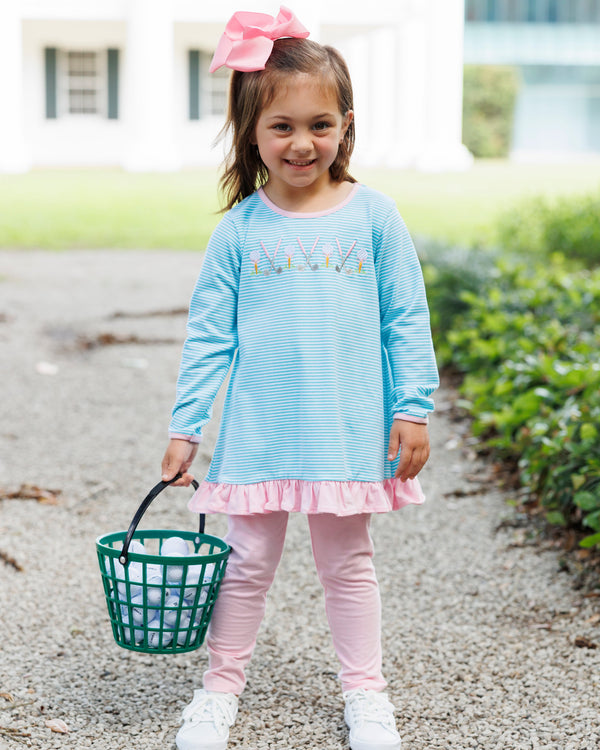 Tee Time Ruffle Pant Set