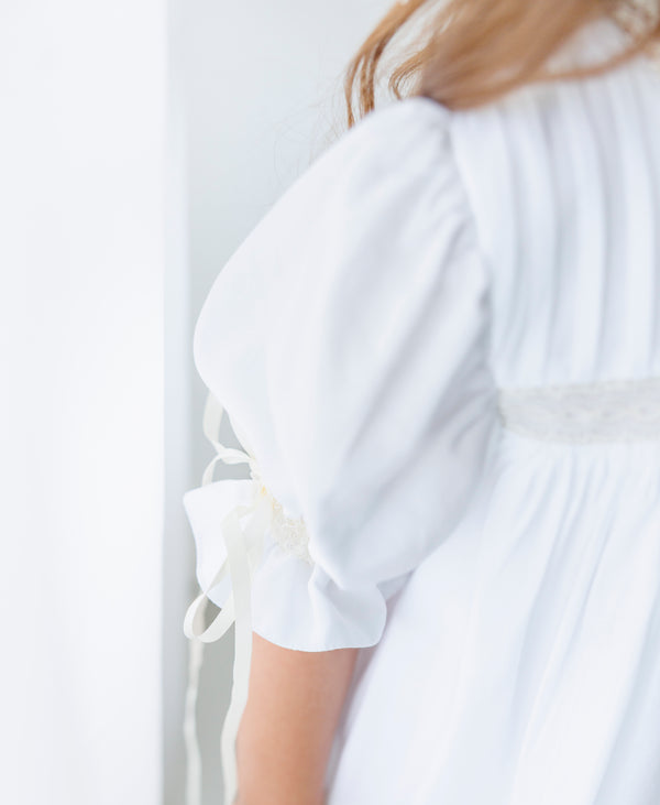 White/Ecru Heirloom Dress