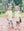 Drew Short Set- Yellow with Light Blue Stripe
