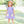 Crayon Pocket Dress-  Lavender Stripe