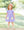 Crayon Pocket Dress-  Lavender Stripe
