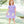 Crayon Pocket Dress-  Lavender Stripe