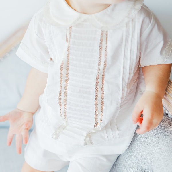 Davis Short Set - White