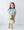 Charlotte Dress- Aqua Stripe
