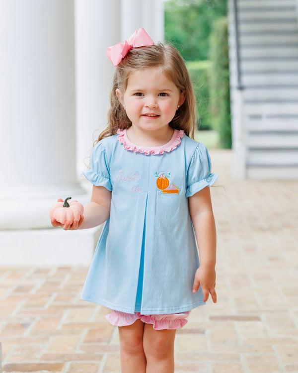 Sweet As Pumpkin Pie Pleat Bloomer Set