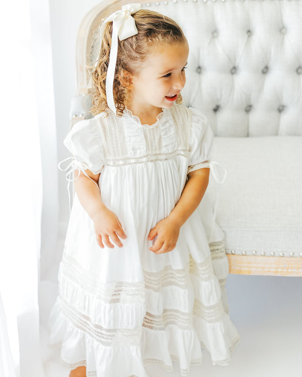 Mary Claire Dress - White