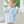 Catherine Diaper Set - Light Blue Gingham