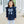 Blue Blooms Ruffle Sweatshirt Set