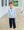 Evan Pullover Pant Set- Mini Blue Gingham