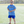 Football Trio Shirt- Royal Blue Stripe