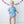 Lucas Bubble Cornflower Blue Stripe