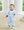 Patrick Romper - Mini Blue Gingham