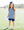 We've Got Spirit Bow Back Short Set- Navy Stripe