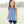 We've Got Spirit Bow Back Short Set- Navy Stripe