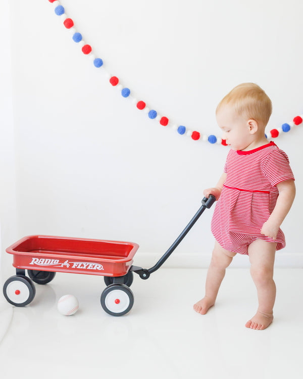 Lucas Bubble Red Stripe