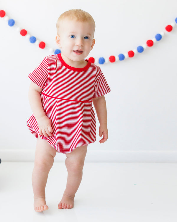 Lucas Bubble Red Stripe