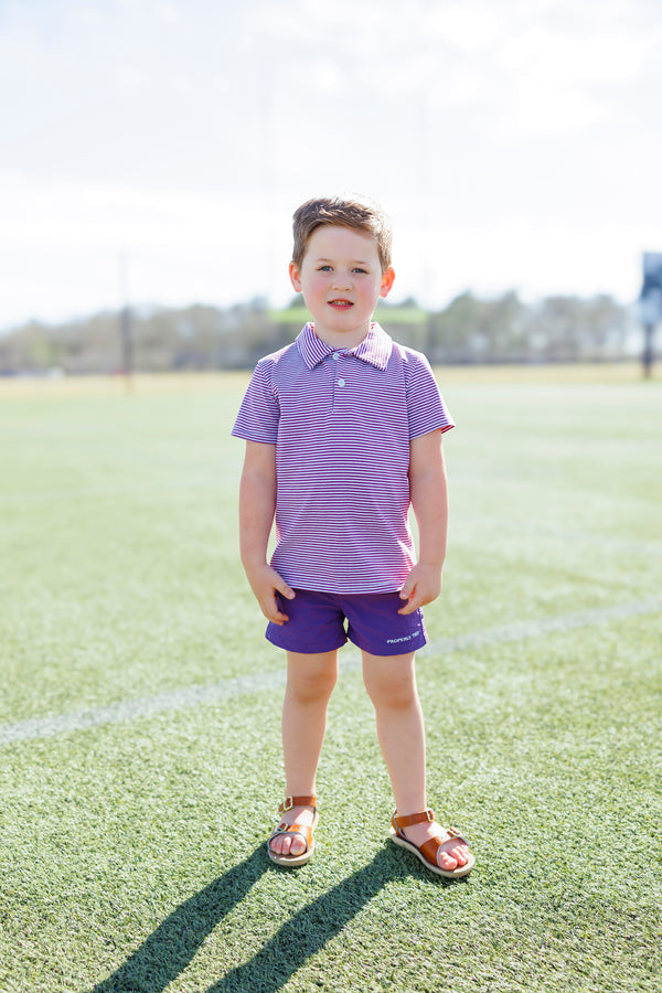 Michael Polo- Purple Stripe