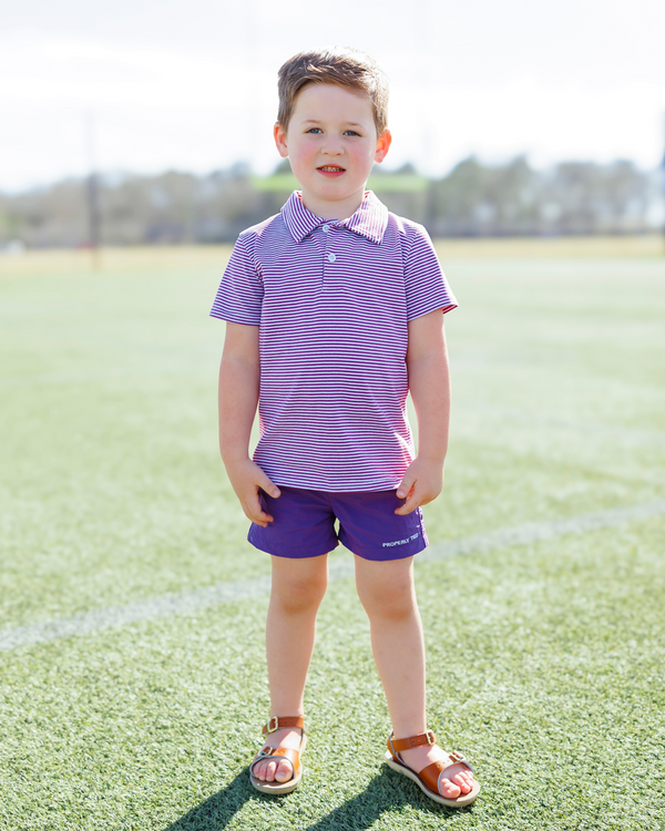 Michael Polo- Purple Stripe