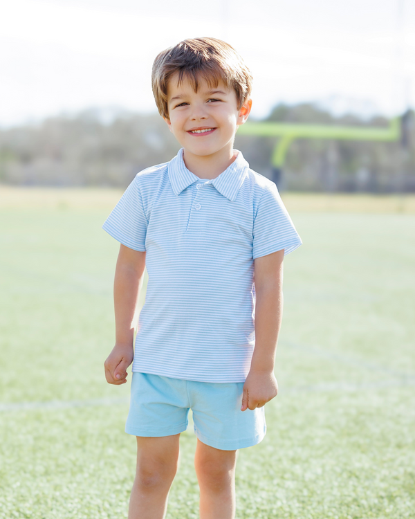 Michael Polo- Light Blue Stripe