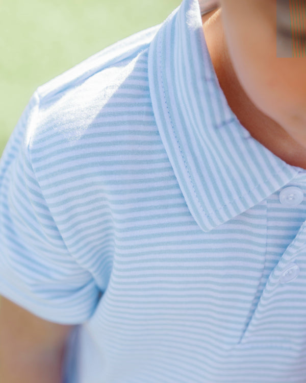 Michael Polo- Light Blue Stripe
