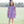 Stand Up and Holler Pleat Dress- Purple Stripe