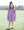 Stand Up and Holler Pleat Dress- Purple Stripe