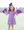 Stand Up and Holler Pleat Dress- Purple Stripe