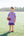 Football Trio Shirt- Purple Stripe