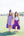 Stand Up and Holler Pleat Dress- Purple Stripe