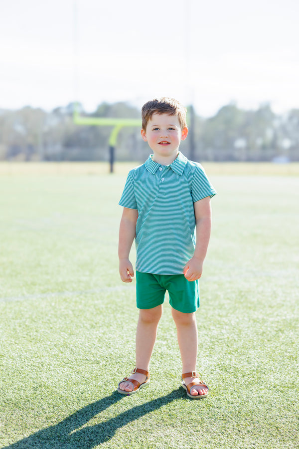 Michael Polo- Green Stripe