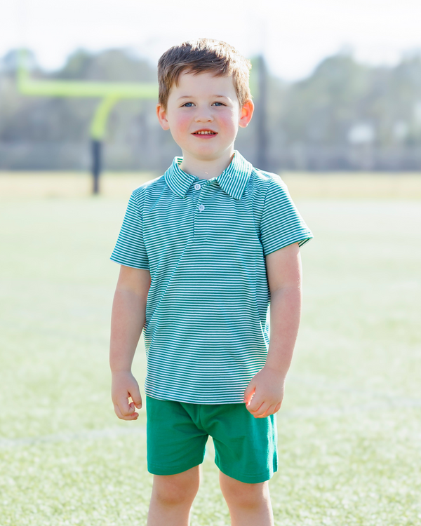 Michael Polo- Green Stripe