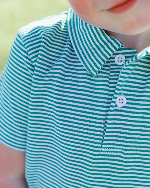 Michael Polo- Green Stripe