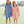 Stand Up and Holler Pleat Dress- Navy Stripe