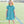 Stand Up and Holler Pleat Dress- Green Stripe