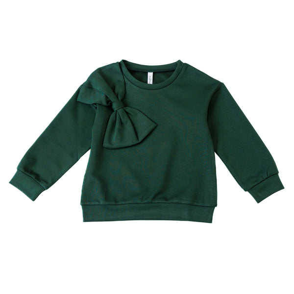 Bow Sweatshirt- Green