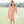 Stand Up and Holler Pleat Dress- Orange Stripe