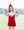 Cheer Uniform Skort Set- Red/White