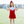 Cheer Uniform Skort Set- Red/White