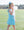 Cheer Uniform Skort Set- Light Blue/White