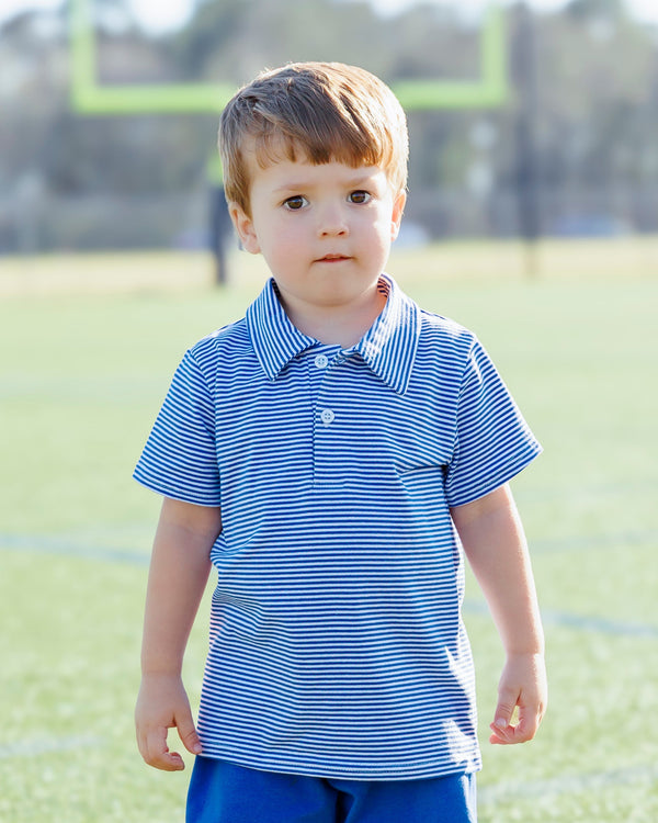 Michael Polo- Royal Blue Stripe