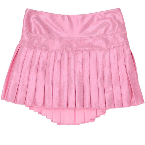 Mini Pleated Skort- Pink Shimmer
