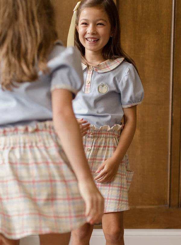 Elle Polo- Classroom Plaid