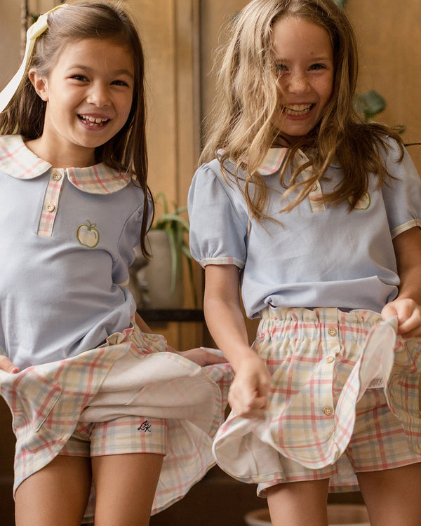 Elle Polo- Classroom Plaid